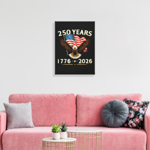 Toile 4 juillet Amérique États-Unis Aigle patriotique am