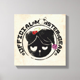 Toile 4 petits monstres - logo 2 de vacances de Michael