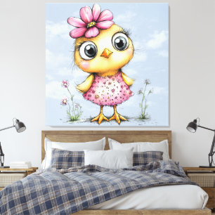 Toile #4  Poule Fantastique
