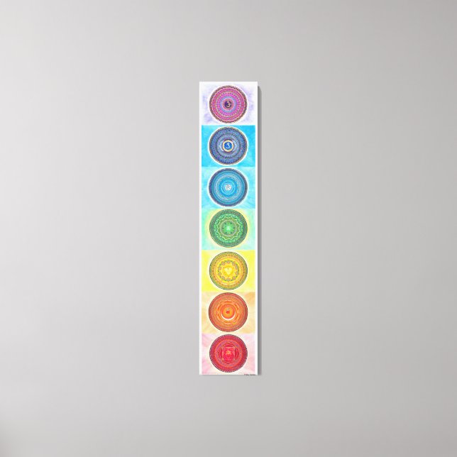 Toile 7 Canvas Chakra Imprimer (Recto)