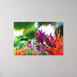 Toile à Imaginaire de Flore Tropical