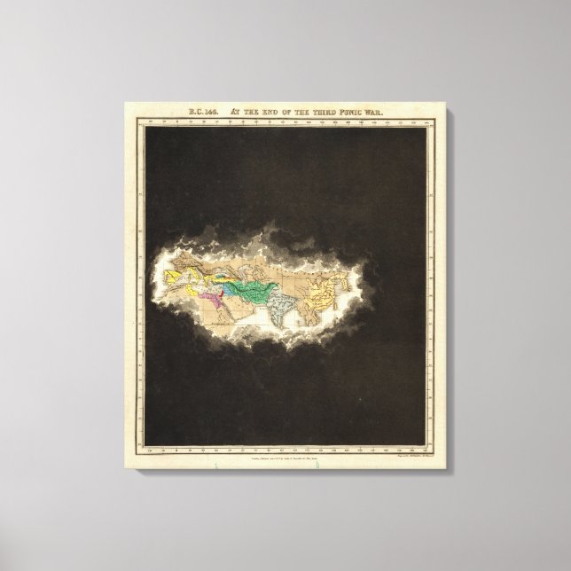 Toile À la fin de la troisième guerre punique 146 av. (Recto)