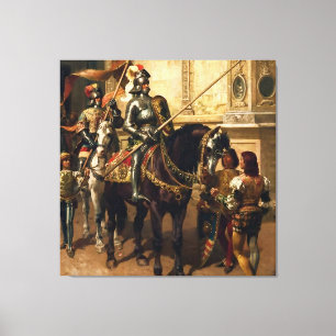 Toile À la joute par Cesare Detti