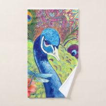 Toile à laver Peacock