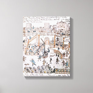Toile À l'intérieur de la vieille église luthérienne