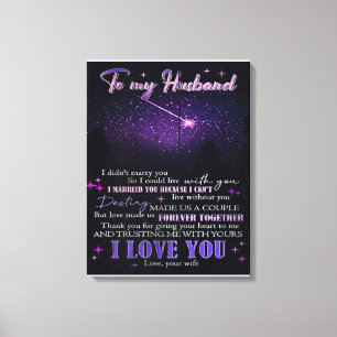 Toile À Ma Décor De Mari, Citations D'Amour Lettre