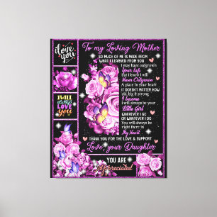 Toile À Ma Mère Cadeau Anniversaire, Amour Maman Idée Ca