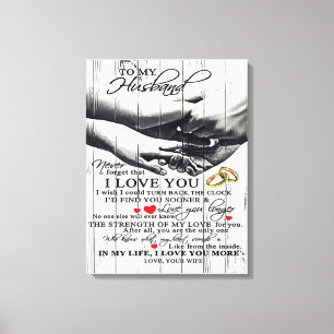 Toile À mon cadeau de mari, cadeau de vacances