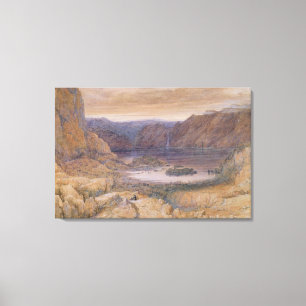 Toile A Mountain Lake (Norvège), vers 1827