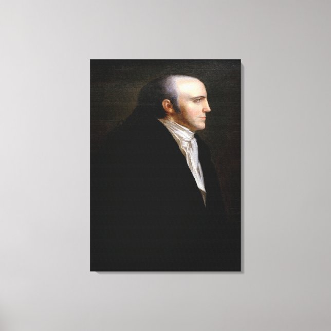 Toile AARON BURR Portrait de John Vanderlyn (Recto)