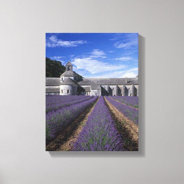 Toile Abbaye de Senanque, Gordes, Vaucluse, Provence, (Recto)