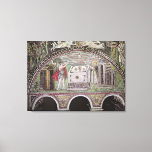 Toile Abel et Melchisedech offrant à l'autel