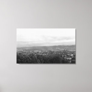 Toile Aberdeen, vue de ville de WA de colline de Belaire
