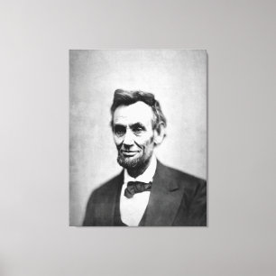 Toile ABRAHAM LINCOLN Daguereotype par Alexander Gardner