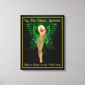 Toile Absinthe des Fées vertes
