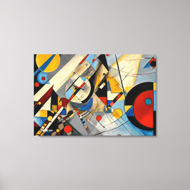 Toile ABSTR_24-057, Galerie Abstraite Art (Recto)
