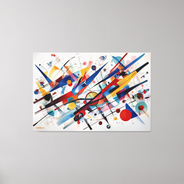 Toile ABSTR_25-012 Tableaux d'art Abstraits Imprimer (Recto)
