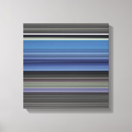 Toile Abstract #1: Blue and grey