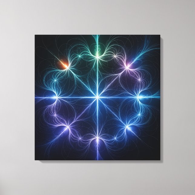 Toile Abstract Geometric Light Canvas Art (Recto)