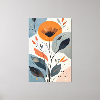 Toile Abstract Minimalist Floral Botanical Art Illustrat
