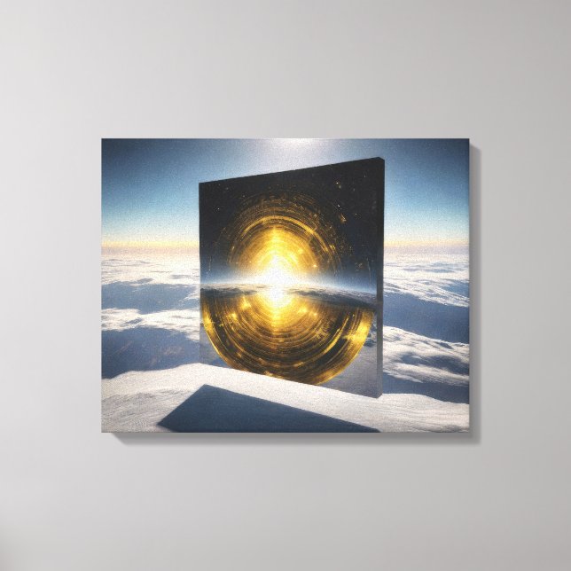Toile Abstract Sun Stone (Recto)