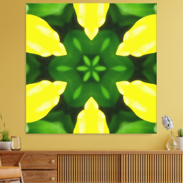 TOILE ABSTRACT YELLOW AND GREEN DRAWING. SAMER BRASIL. 3