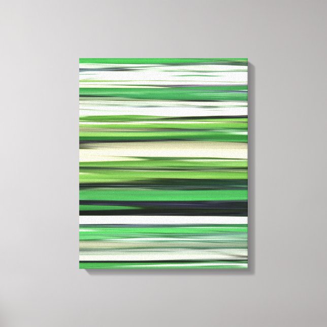 Toile Abstrait n° 2 : Flou vert (Recto)