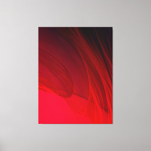 Toile Abstrait rouge