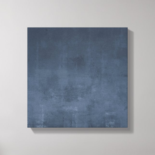 Toile Abstrait rustique bleu marine moderne (Recto)