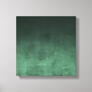 Toile Abstrait vert foncé