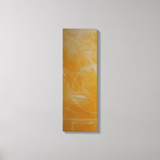 Toile Abstraite jaune/blanc