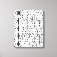 Abstraites en noir blanc Formes Artsy Motif