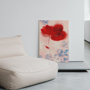 Toile Abstraits Glamour Bourguignons Poppies aquarelle