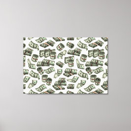 Toile Accéder À L'Imprimé Money Canvas