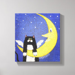 Toile Accroché sur la Lune