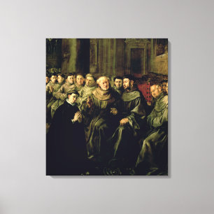 Toile Accueil de Saint Bonaventure dans le franciscain