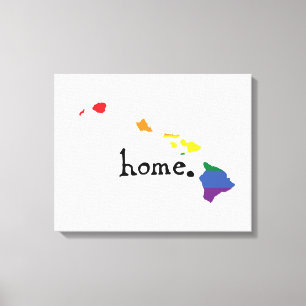 Toile Accueil Gay pride  Hawaï