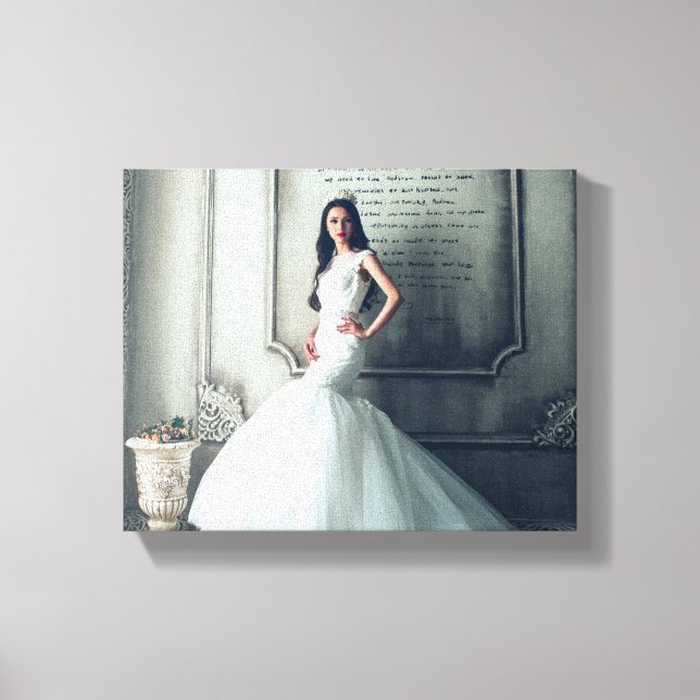 Toile Accueil Mariage Portrait Portrait Mariage Garde (Recto)