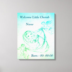Toile Accueil personnalisé Petit Cherub
