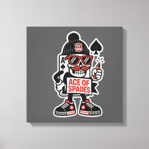 Toile Ace de la Mascotte de rue Spades — Pro Grind Editi