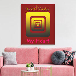 Toile Acrílica Activate My Heart