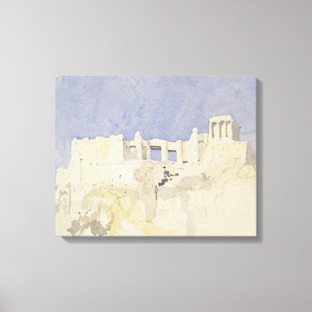 Toile Acropole Athènes 1994 (Recto)
