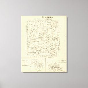 Toile Acworth, le comté de Sullivan