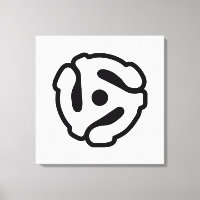 Adaptateur vinyle de 7 pouces 45 tr/min insérez l'
