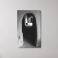 Adobe Doorway Architecture Photographie noir et bl