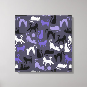Toile Adorable Yoga mignon Pots de chat