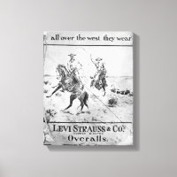 Advert pour Levi Strauss & Co, c.1900 (litho)