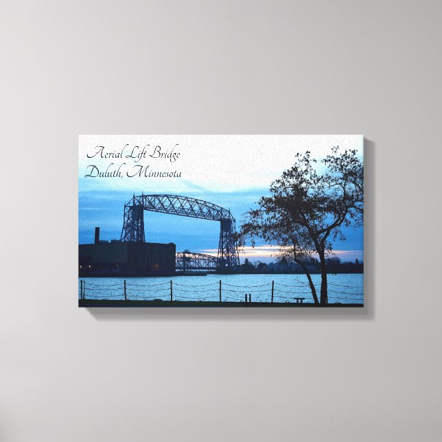 Toile Aérien Ascenseur Pont Duluth, Minnesota Imprimer C (Recto)