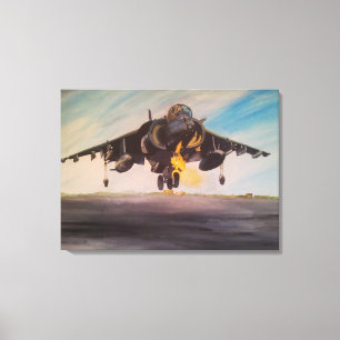 TOILE AÉRONEF AVIATION ART STRETCHÉ CANVAS