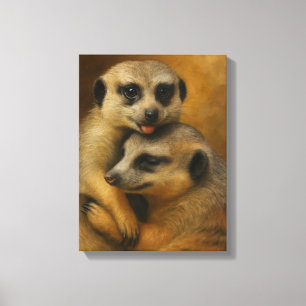 Toile Affection de Meerkat